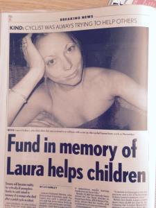 Laura and the charity set up in her name. 