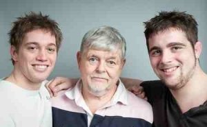 Me, the 'Old Man' and the twin.