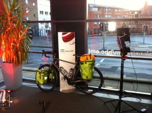 Getting ready for the cameras 