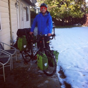 Starting in the snow on day one. 