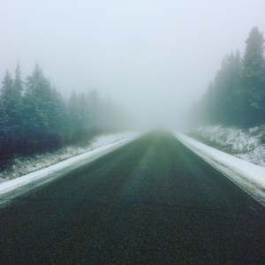 I wanted to see the beautiful views I'd heard about over the pass but unfortunately the weather didn't cooperate that morning. 