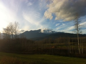 My camping spot for the night in Kitwanga